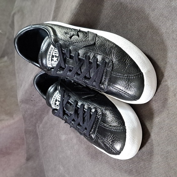 Converse Shoes - Converse All Star Breakpoint Low Black Leather Lace Up Sneakers VG US 6.5